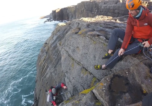 Rock climbing