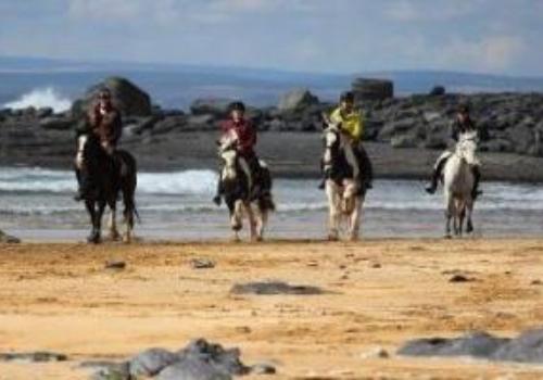 Horse riding, Burren, Doolin, Co. Clare, Wild Atlantic Way